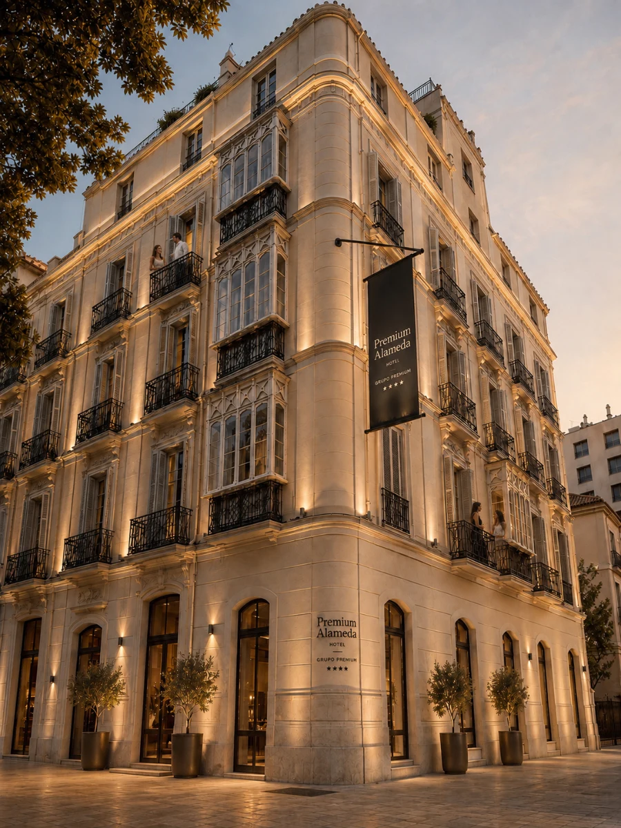 Edificio histórico en entorno urbano
